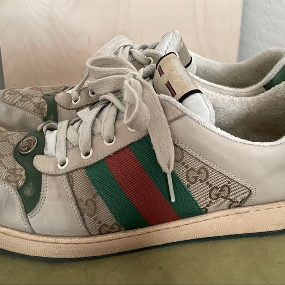 GUCCI mens Screener GG sneaker size 10 - Picture 1 of 10
